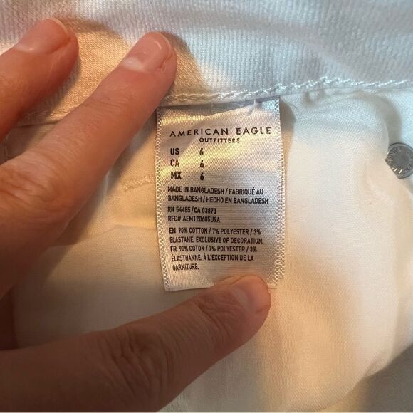 NWT! American eagle distressed high rise shortie - Picture 7 of 11